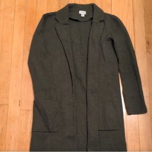 J. Crew Long Sweater Blazer, Women's XXS